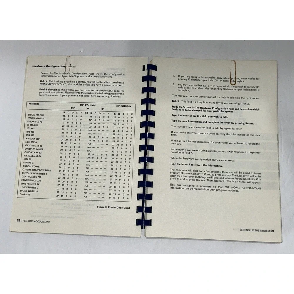 The Home Accountant Software Manual For Atari Computer Continental Software 1983